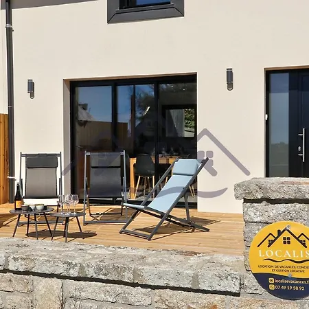 Localise - M68 - An Aod Melen - Maison Neuve A 50m De La Et A Quelques Pas Du Centre Et Des Plages - Draps Inclus - Wifi Inclus *